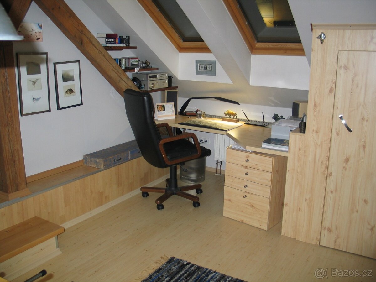 Byt u Riegrových sadů - výhled na Hradčany a okolní střechy - 10