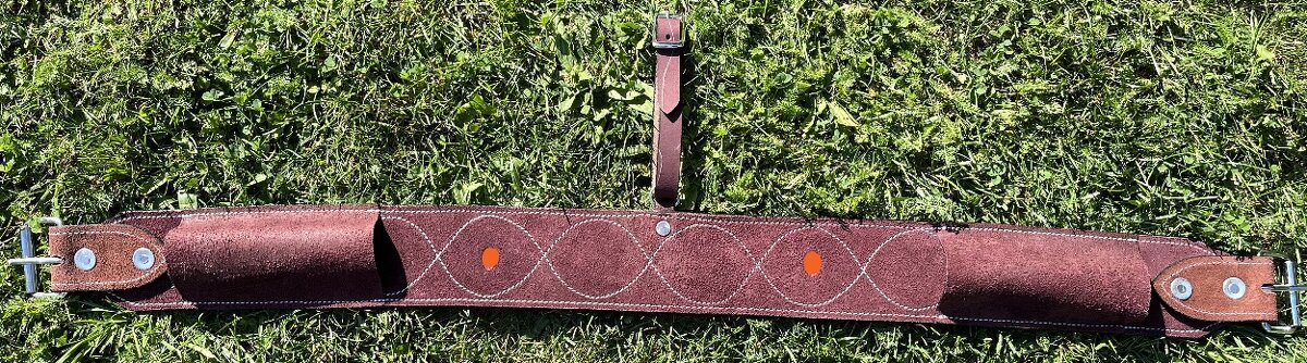 Westernový set hnědo/vínový - 10