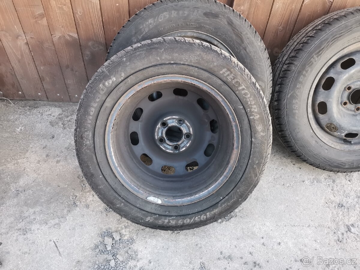 Sada plechových disků 5x100 R15 - 10