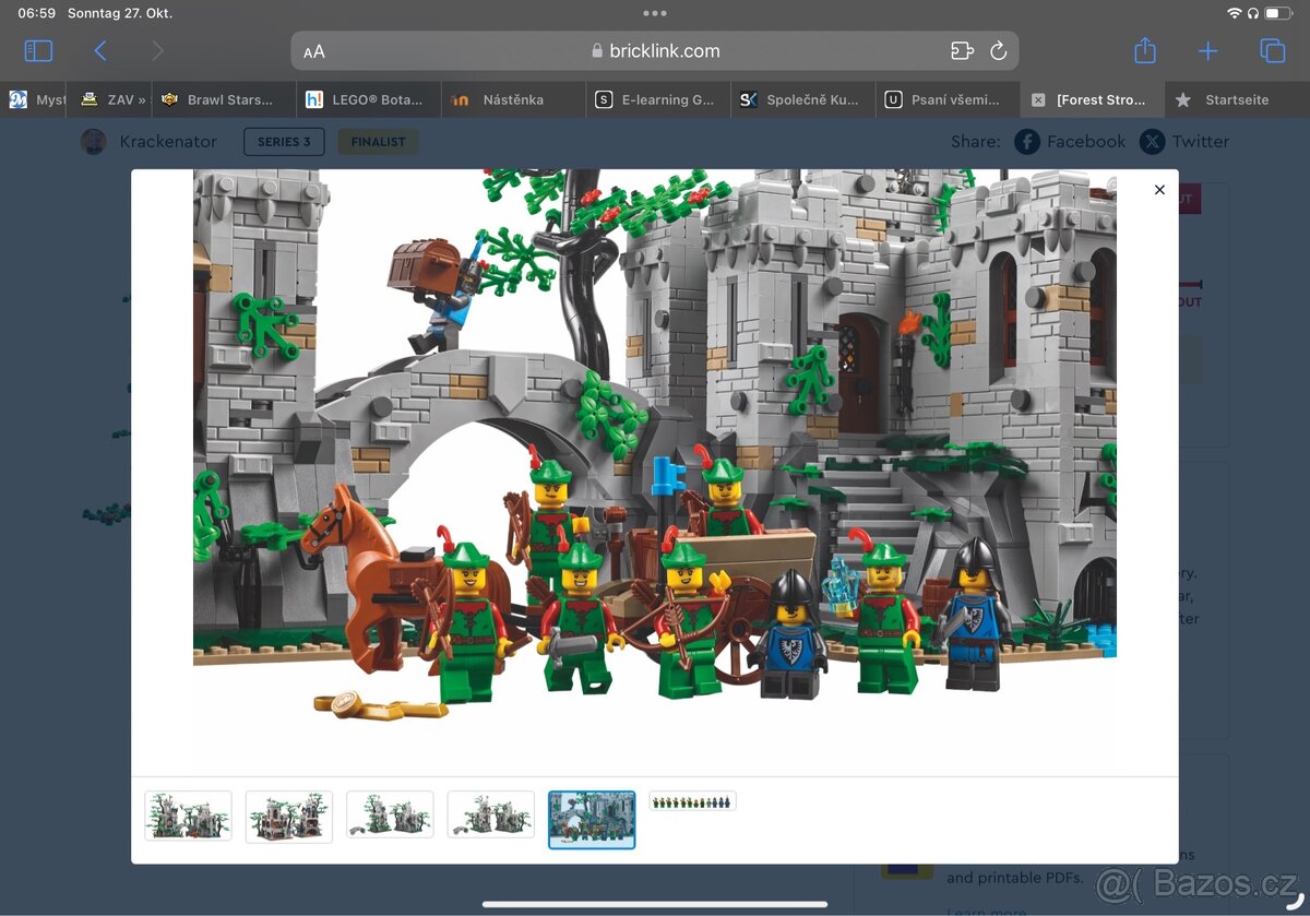 LEGO Bricklink 910043 - Lesní pevnost (Forest Stronghold) - 10