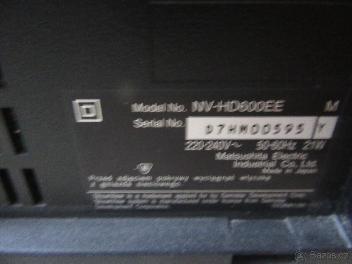 Nabízím video Panasonic NV-HD600. - 10