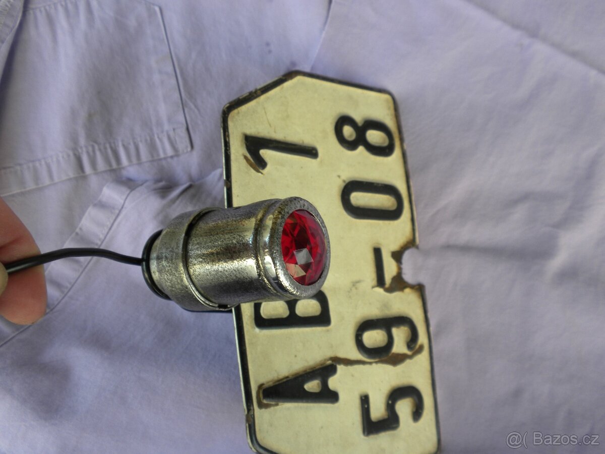JAWA předválečná všechny modely zadní světlo plechové - 10
