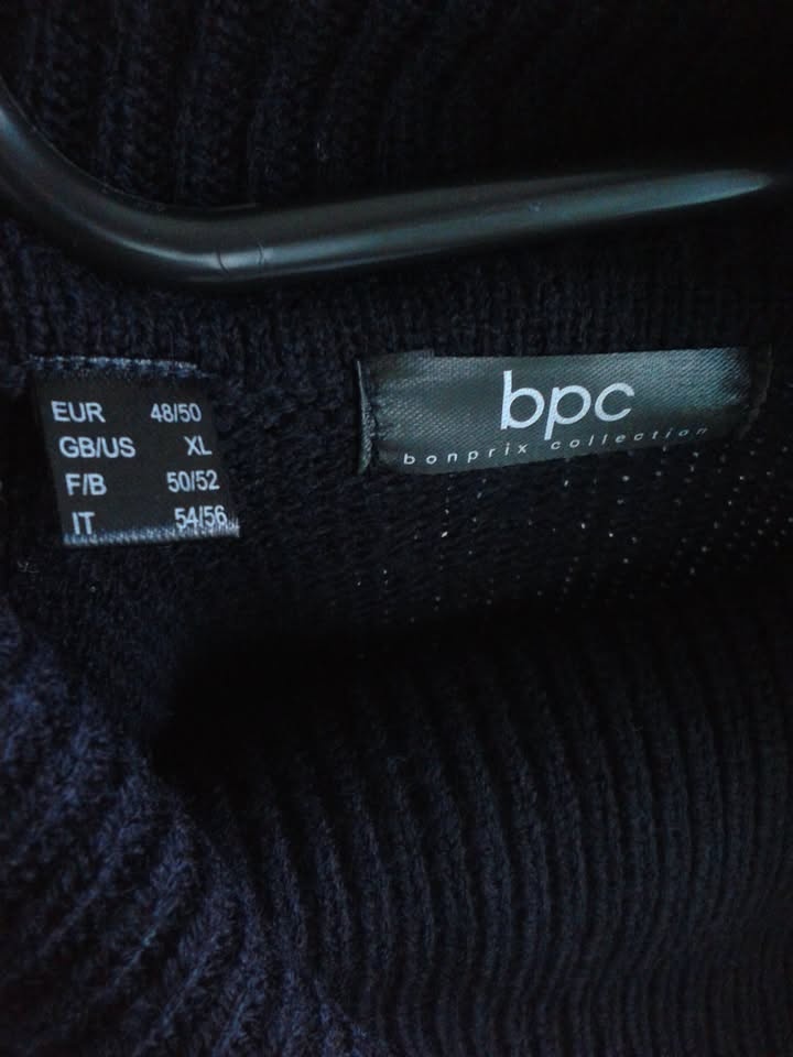 Teplé pletené šaty s rolákem 50/54 - 10