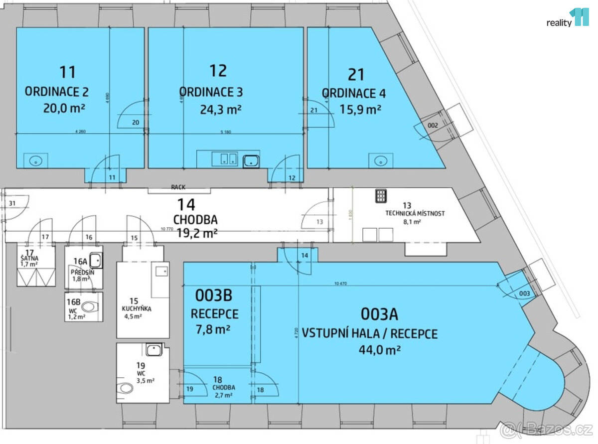 Pronájem obchodního prostoru 147m2 - 10
