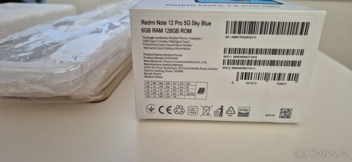 Xiaomi redmi note 12pro 5g 128GB - 10