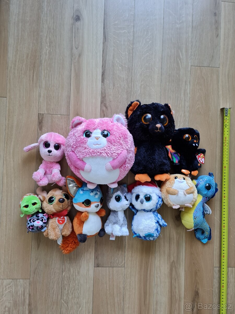 PLYŠÁCI: Disney, TY Beanie, mořští, Ungry Birts, - 10