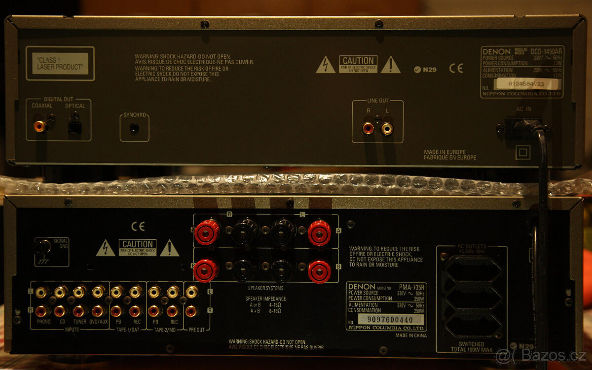 Set Denon PMA-735R + DCD-1450AR gold - 10