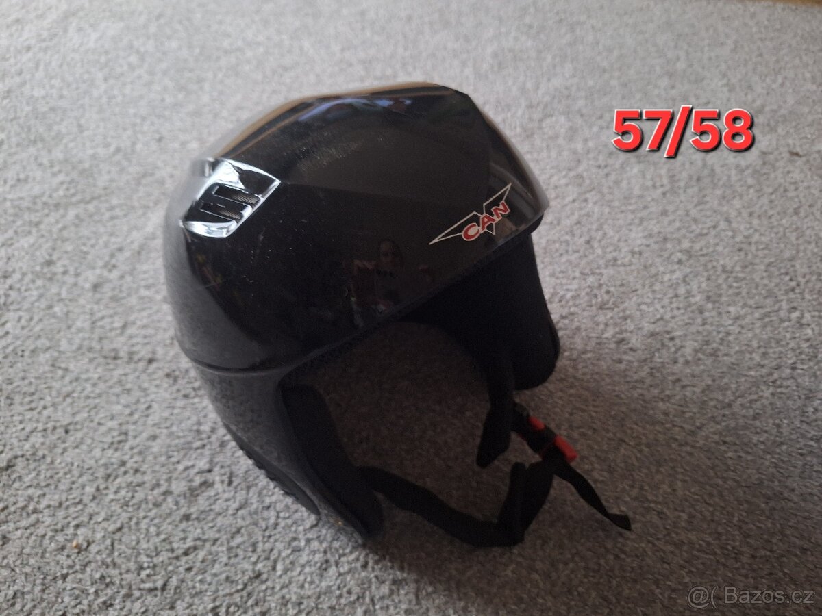 Dětské lyže 90+110, helmy a brýle - 10