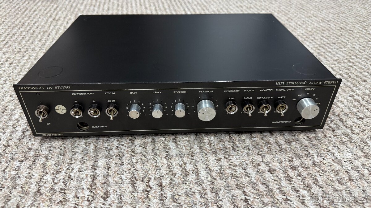 TESLA zesilovač Transiwatt TW 140 Studio repase - 10