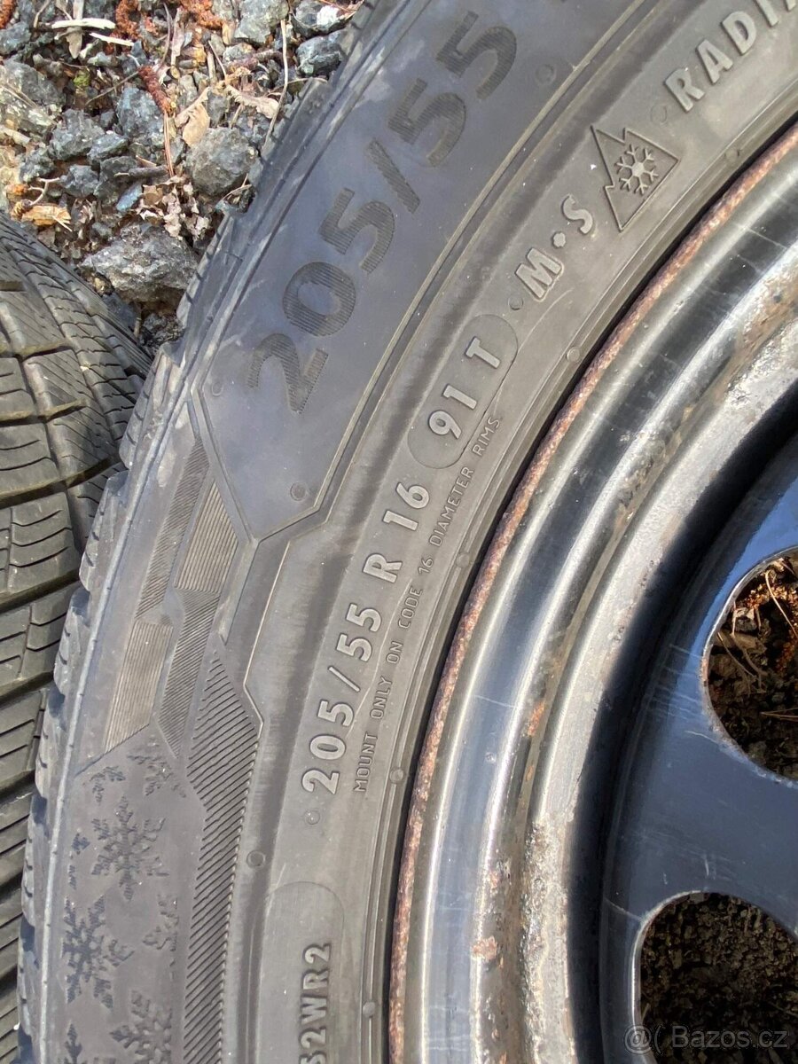 124. sada zimní kola 205/55 r16 5x112 Škoda VW - 10