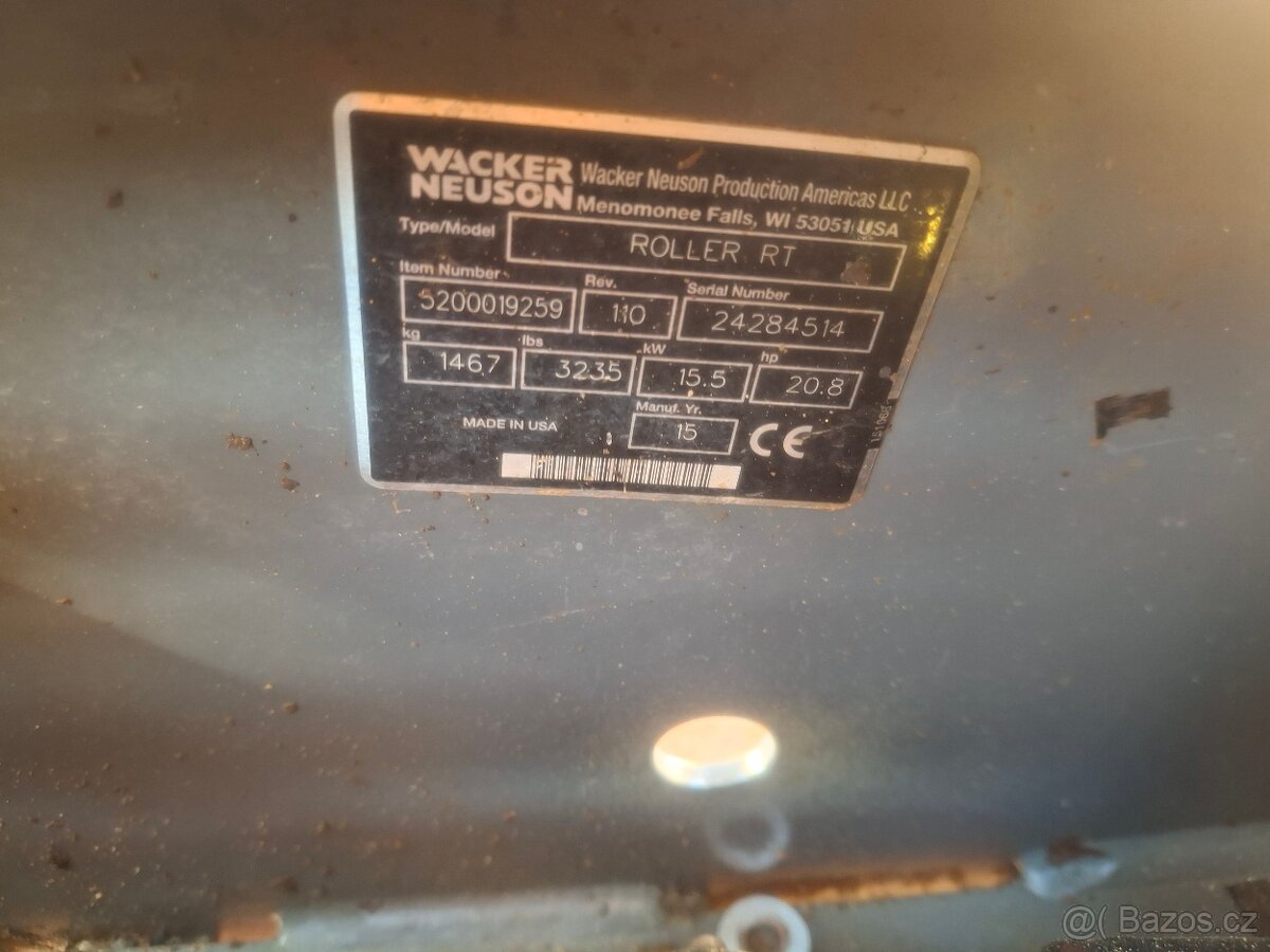 Vibrační válec Wacker Neuson RTSC3 ježkový - 10