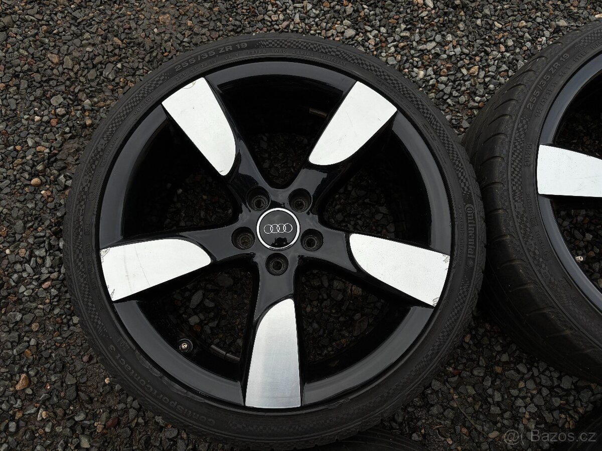 Original letní kola Audi BBS 5x112 8,5J ET43 255/25 R19 - 10