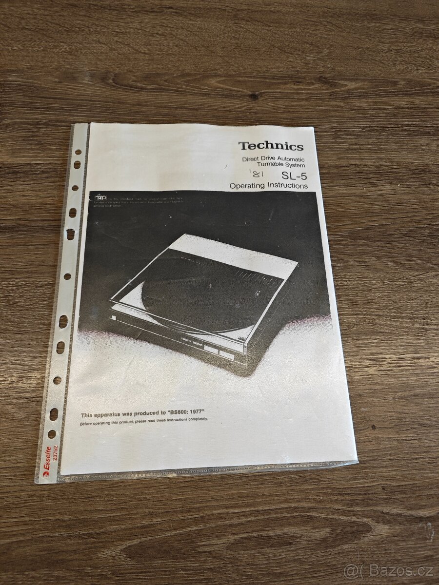 Gramofon Technics SL-5, linear direct drive - 10