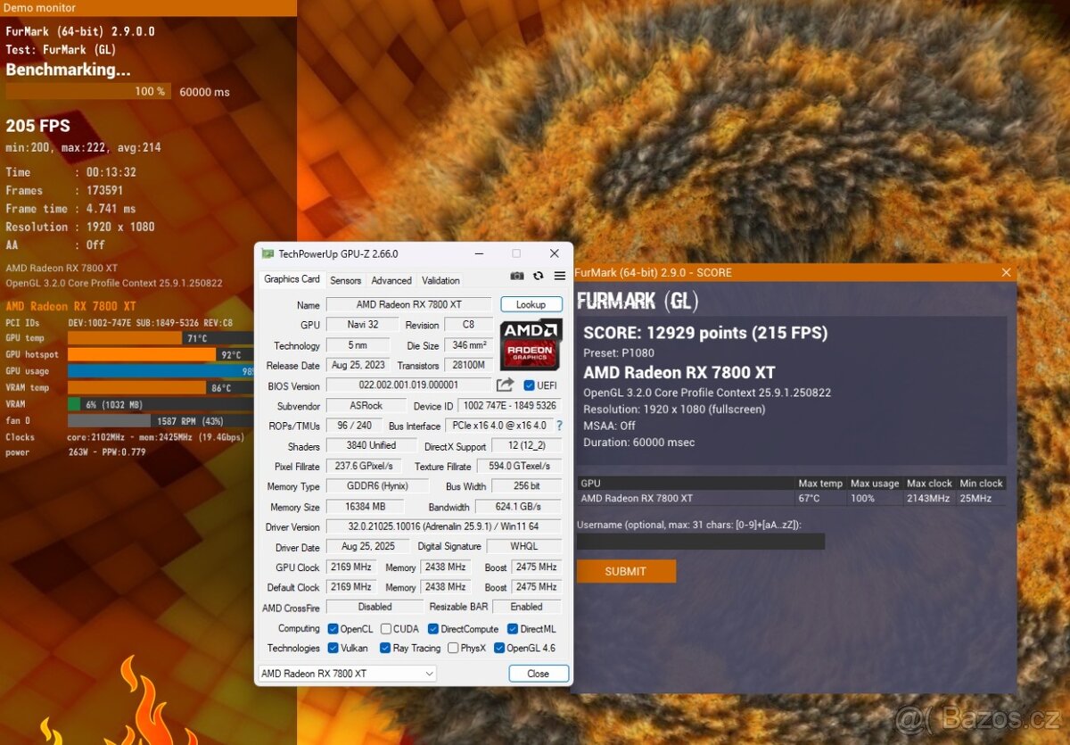 AMD Ryzen 7 5700X, 32GB RAM, RX 7800XT 16GB, 2TB NVMe - 10