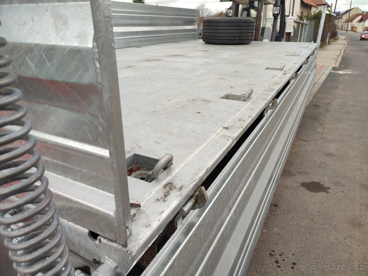 Přívěs kára vlek podvalnik sklápěč hydraulika - 10