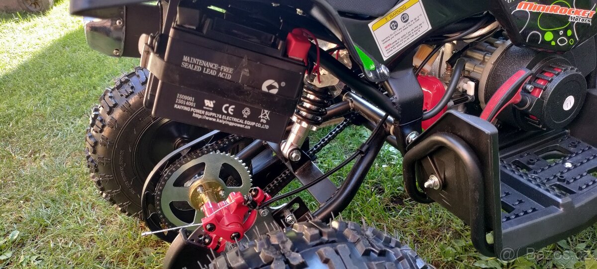 Nová dětská čtyřkolka R E-start - zelená - 10