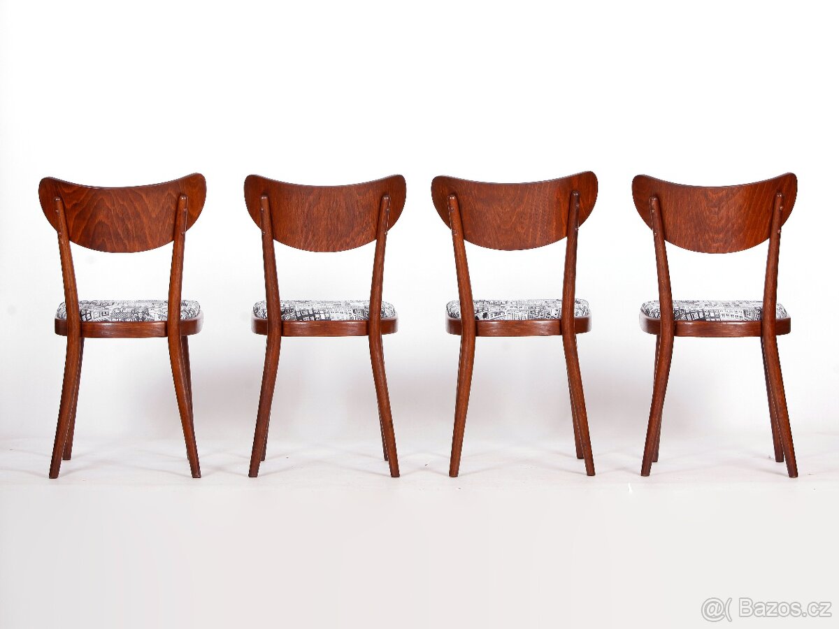 4x jídelní židle TON Banana. TOP stav. - 10