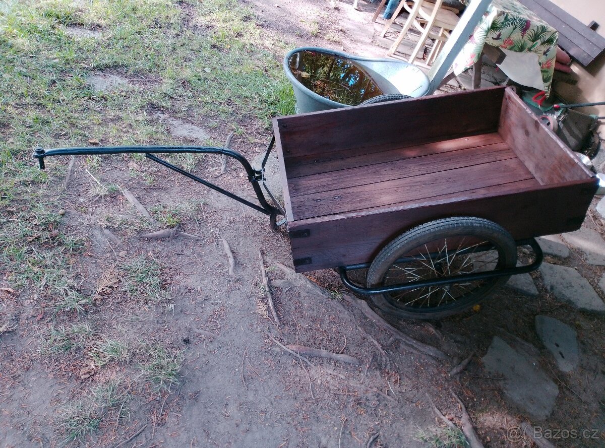 Historický vozík za jízdní kolo-(Assmann) - 10