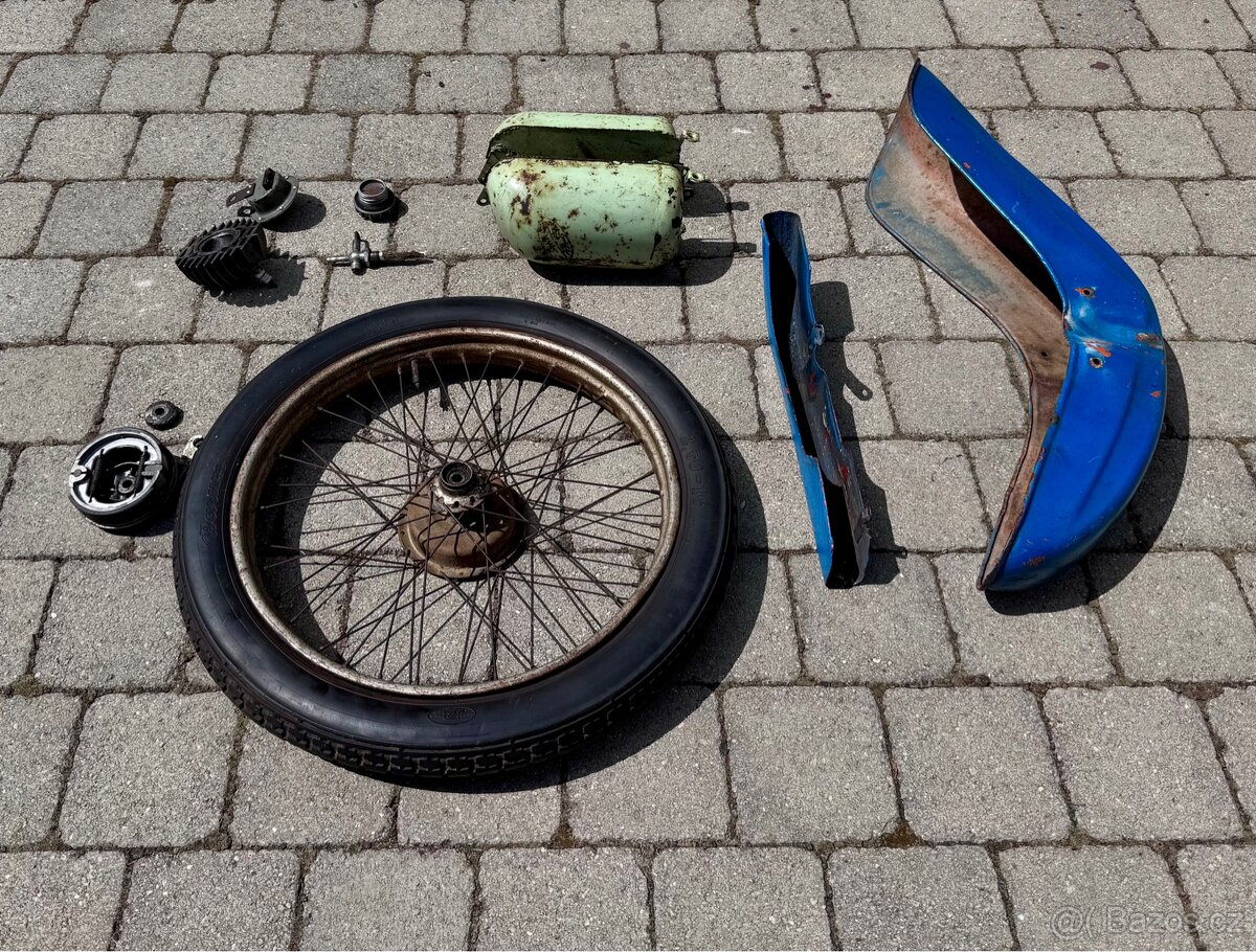 Jawa 50 parez, pionyr, fichtl - díly - 10