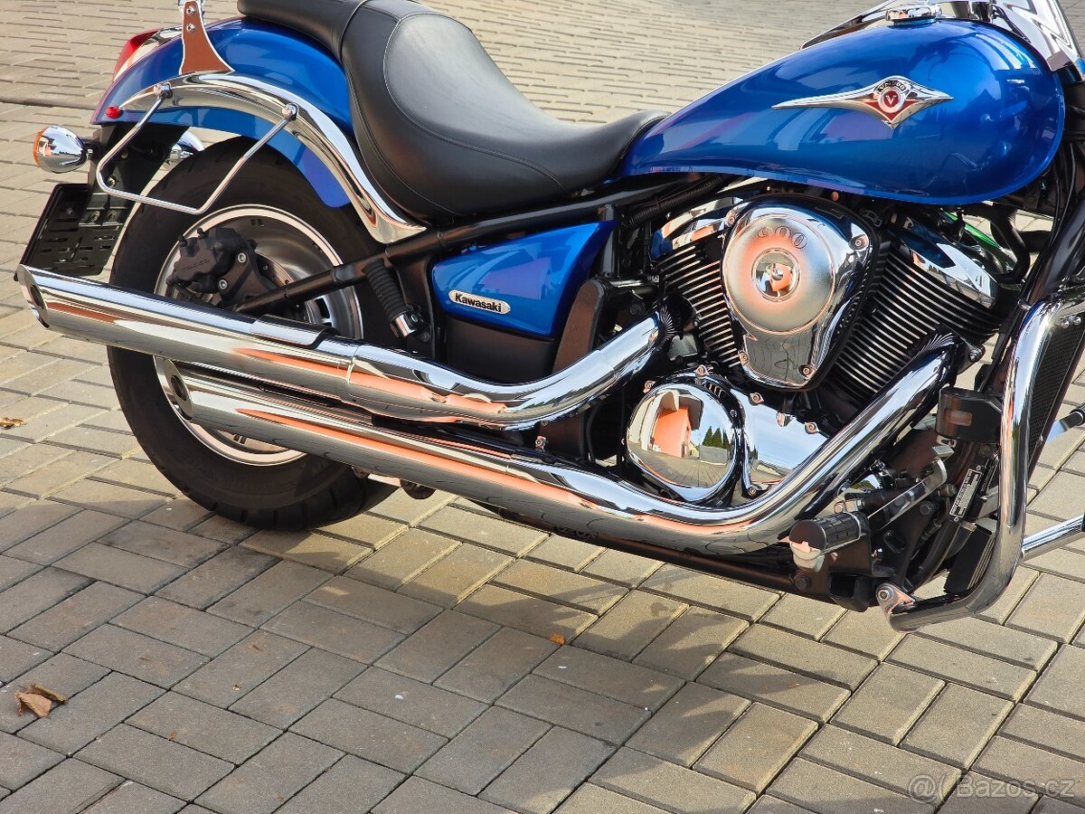 Kawasaki VN 900 Custom, původ ČR, padací rám, opěrka - 10