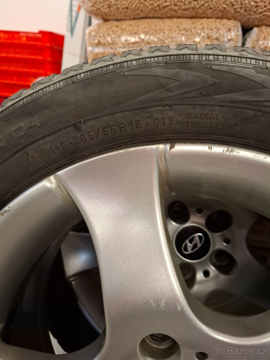 Alu kola 7Jx16H2 vč.pneu - 10