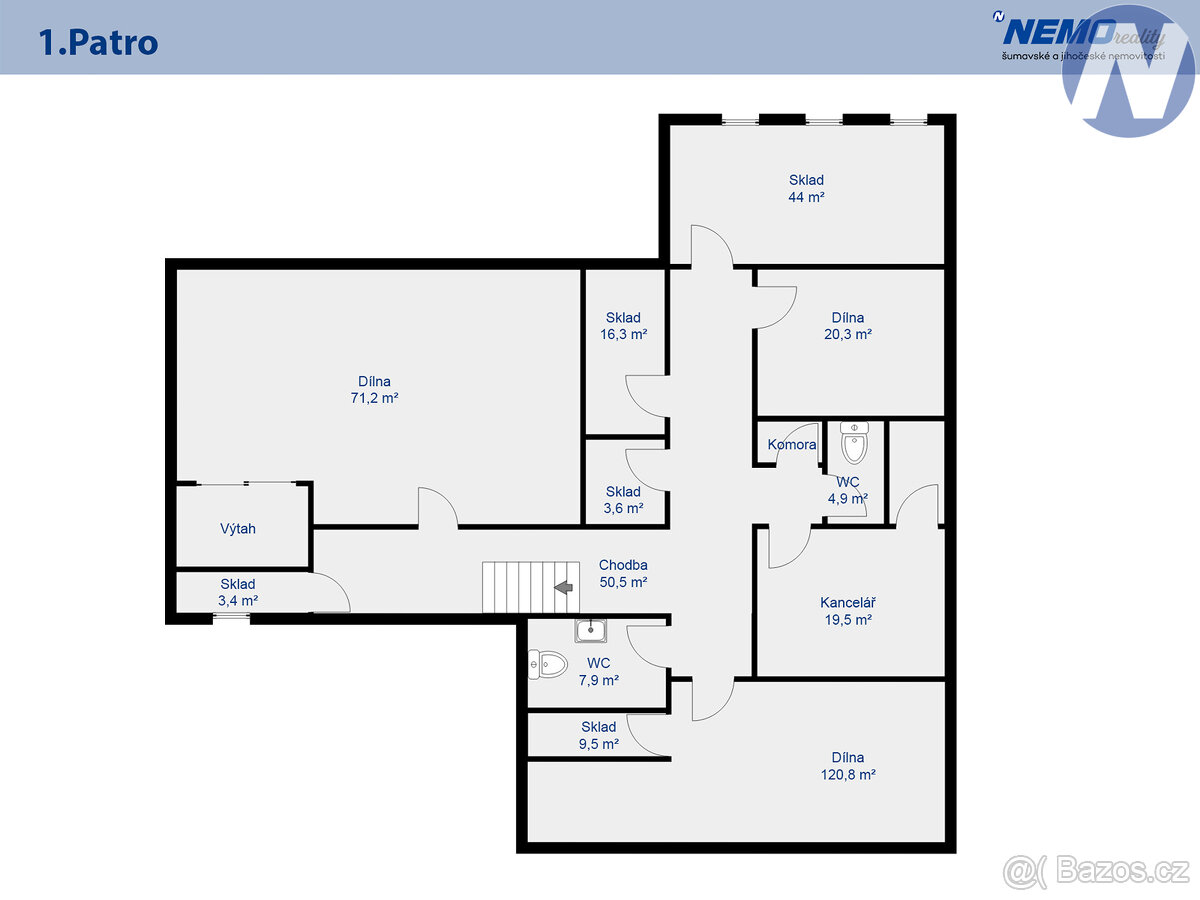 Pronájem komerčního objektu 1300 m² Dobřanovská, Volyně - 10