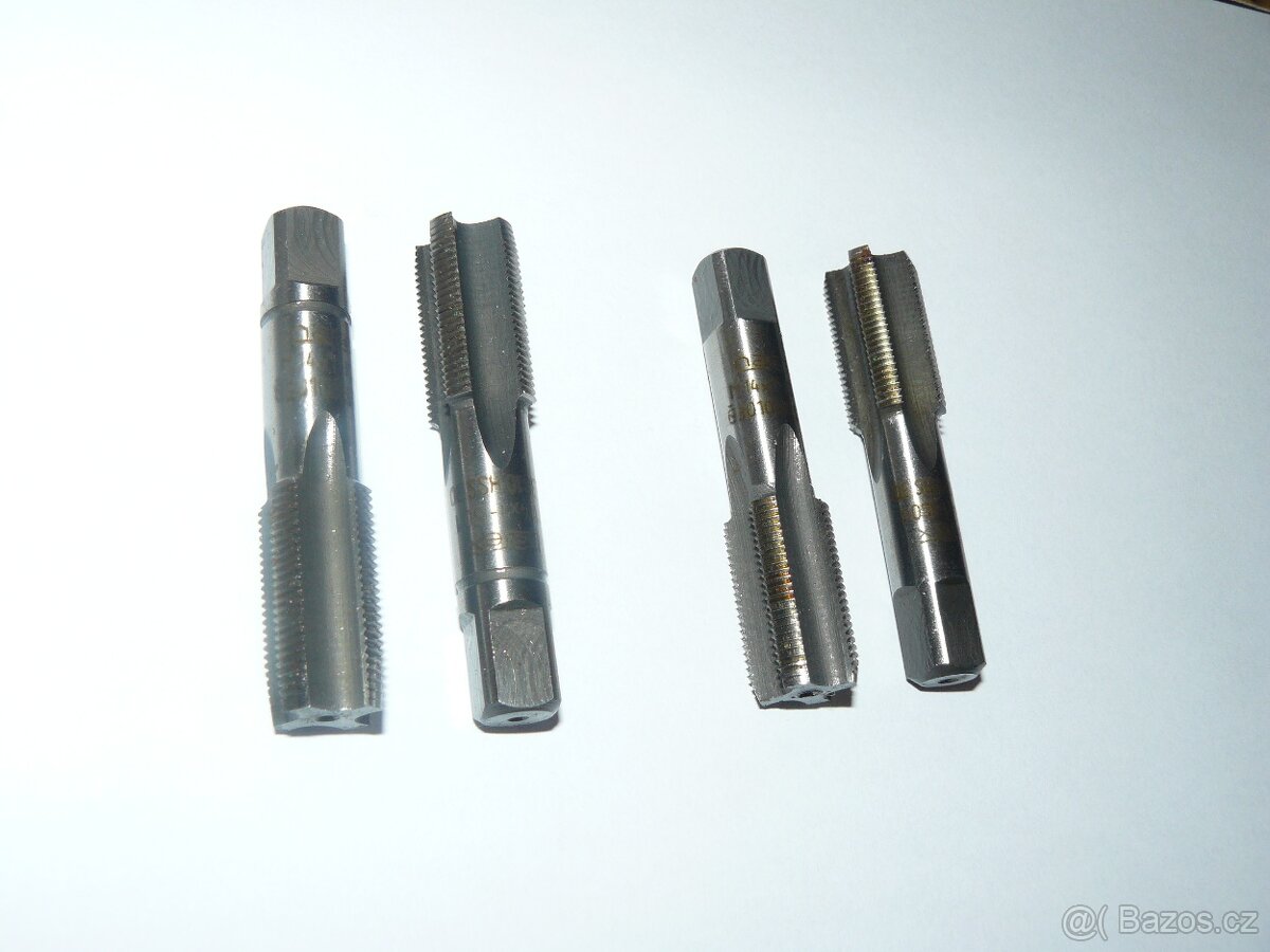 ZÁVITNÍK ruční sadový M14x1 III, I - HSS (NAREX, ČR) NOVÝ - 10