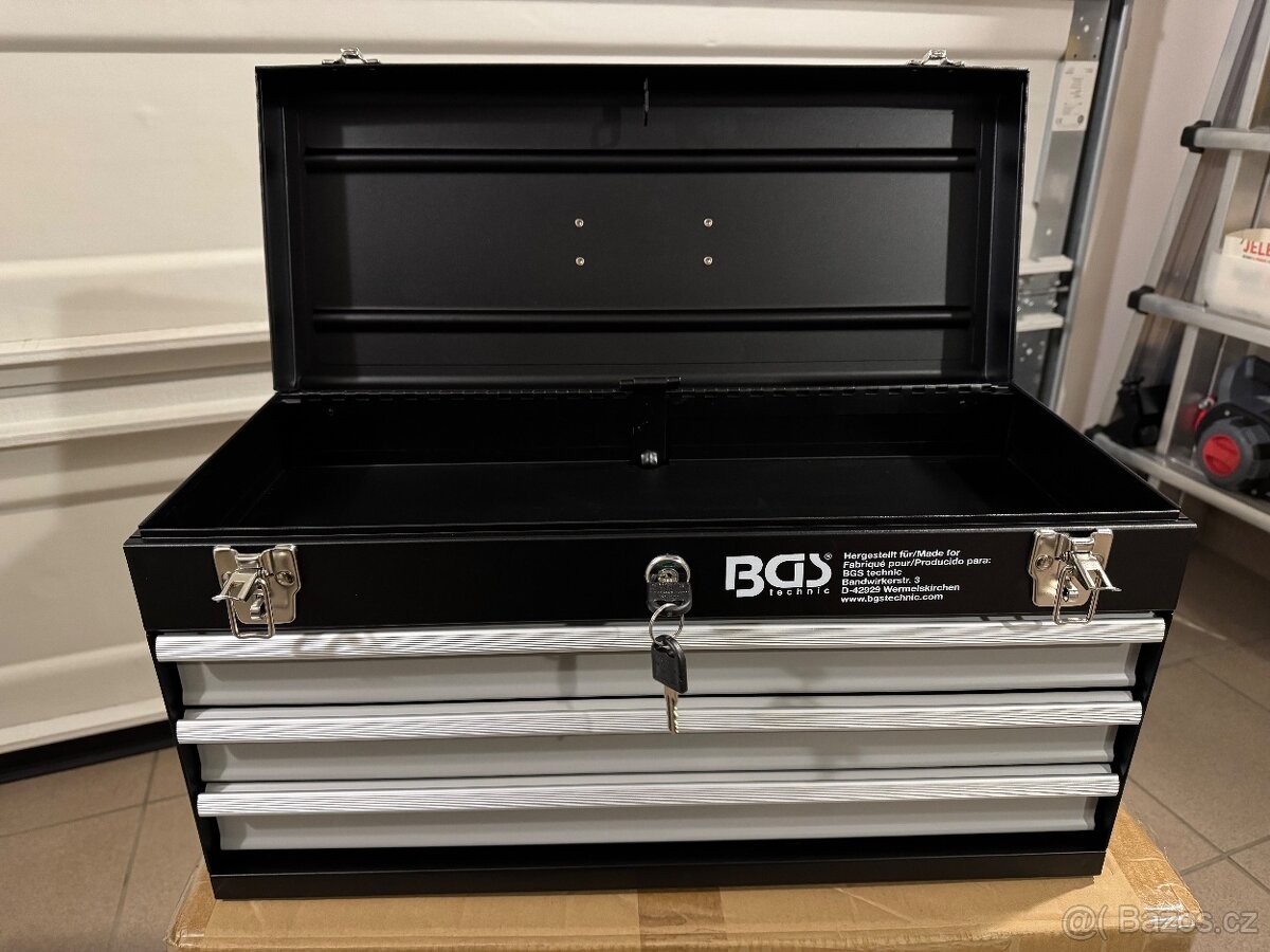 BGS Technic dílenský kovový kufr – nový, nepoužitý - 10