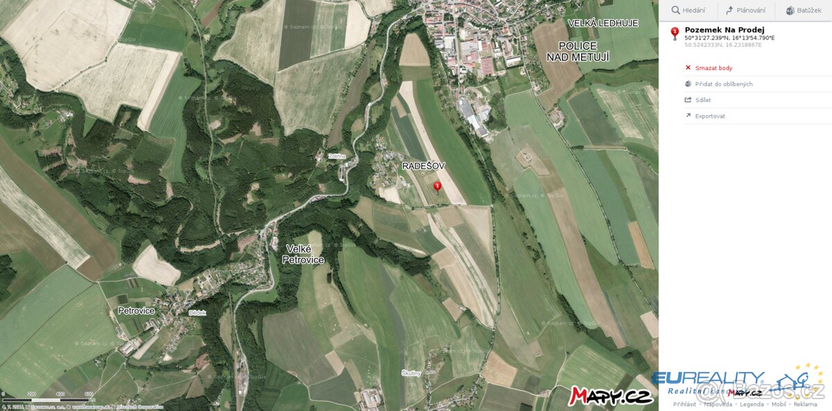 Louka 8.535 m2, Police nad Metují - Radešov - 10