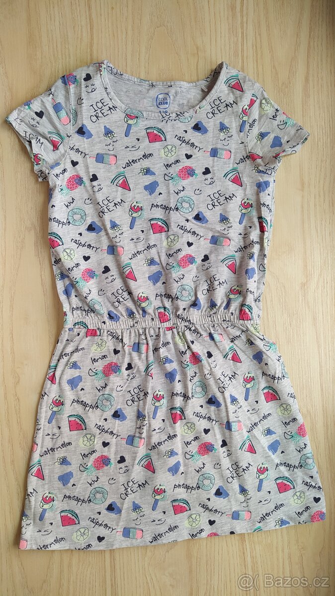 Šaty, trička, vel. 128 (18 ks) - 10