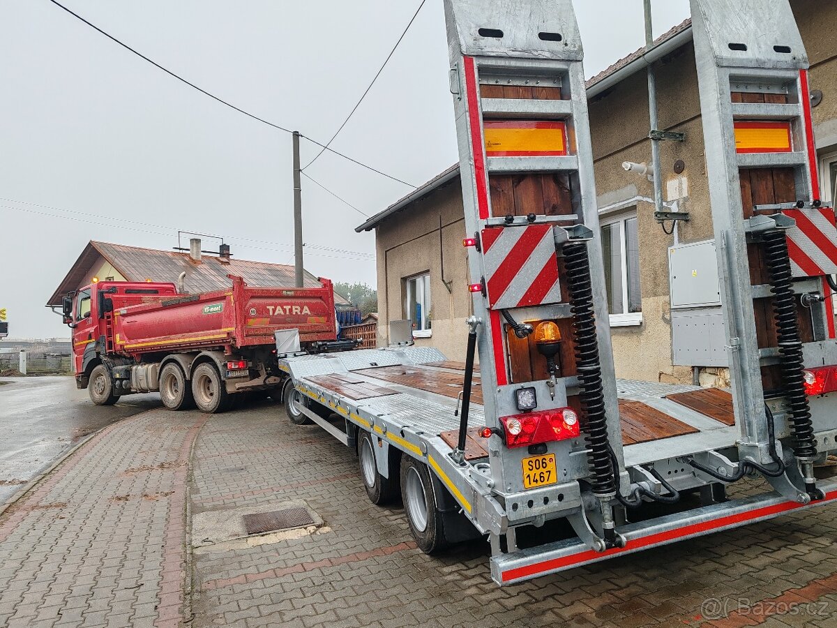 Vlek přívěs na přepravu kompresor vrtná souprava - 10