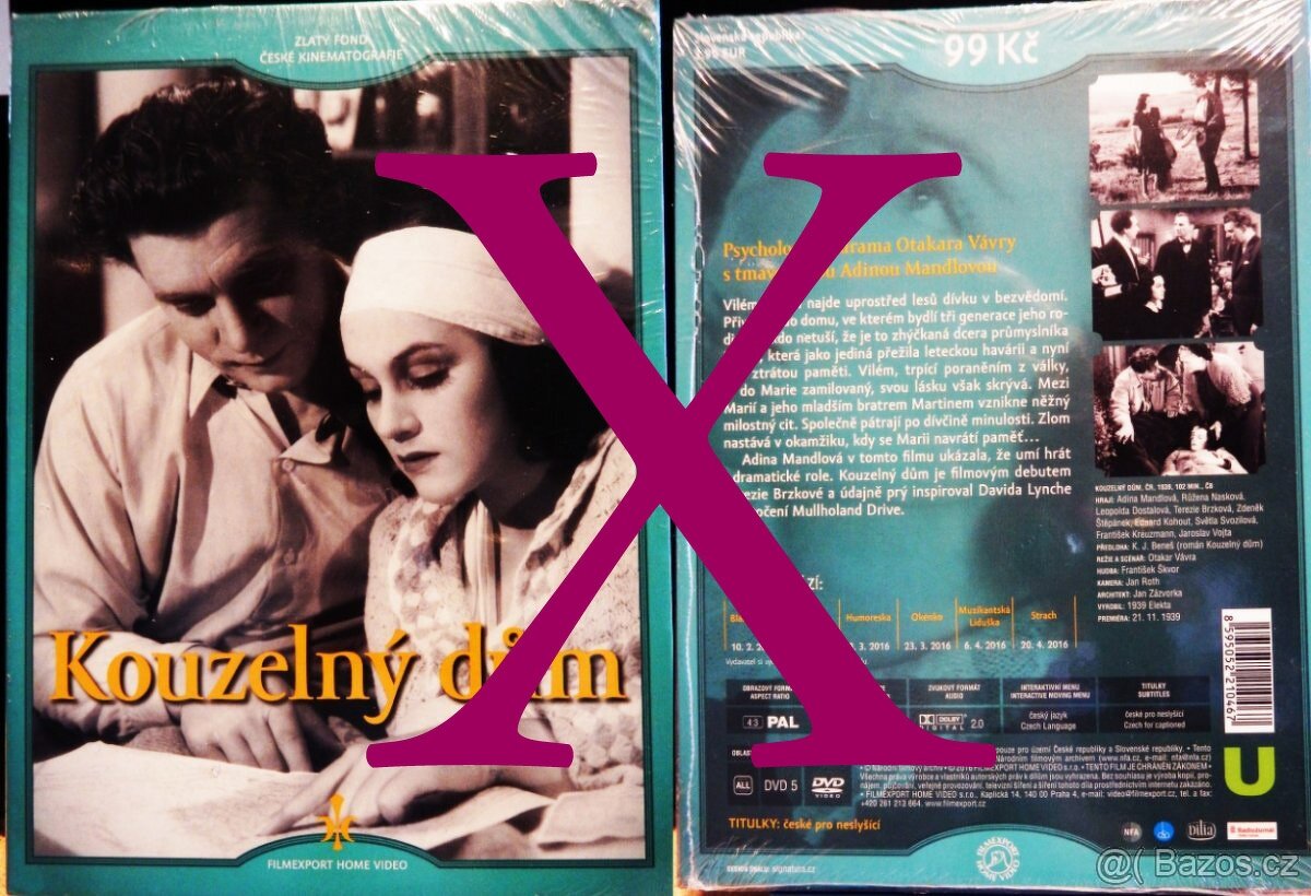 Staré české filmy pro pamětníky na DVD 1 - 10