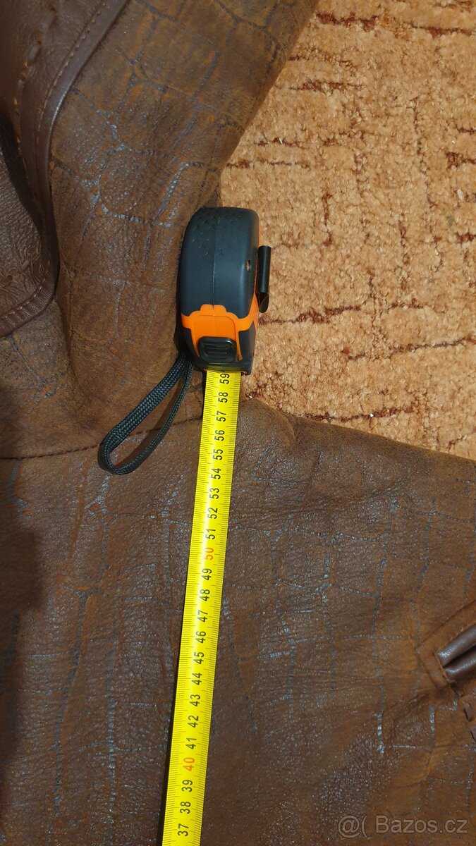 pánský kožený kabát z ovčí kůže L - 10