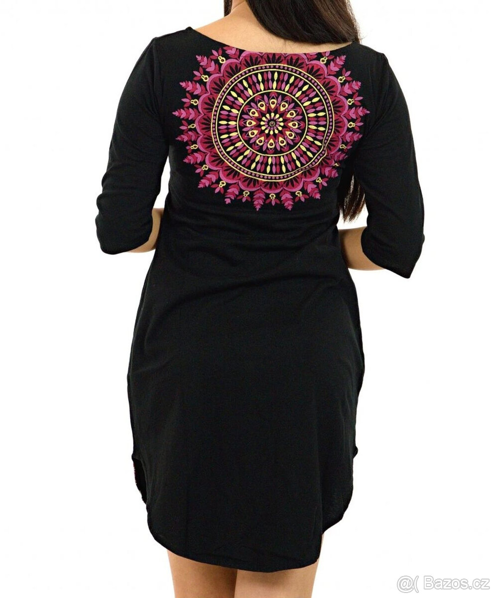 Dámské šaty tunika mandaly Himalife S 36 nové - 10