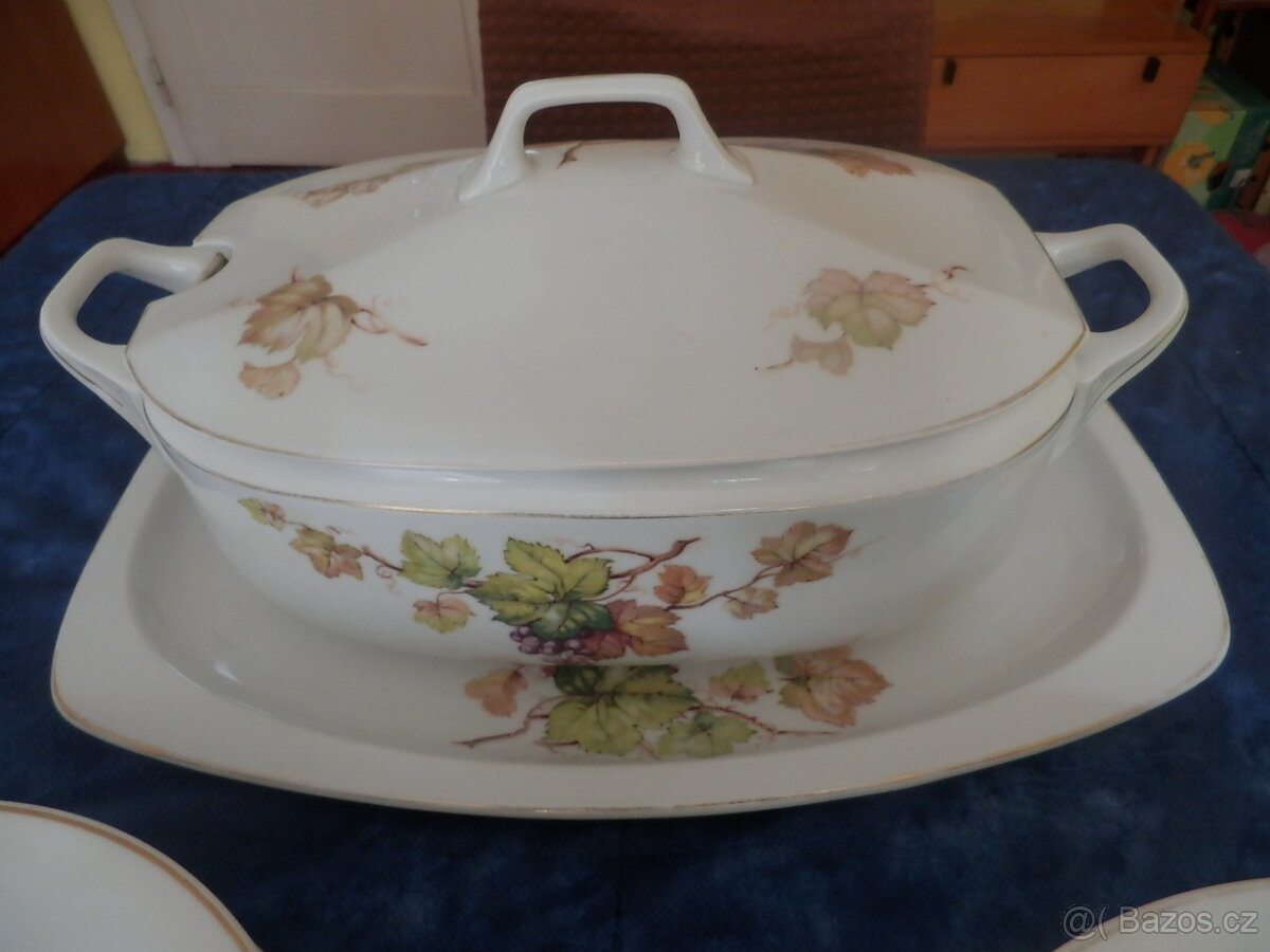 Stará porcelánová jídelní sada zn.Epiag Stern - 10