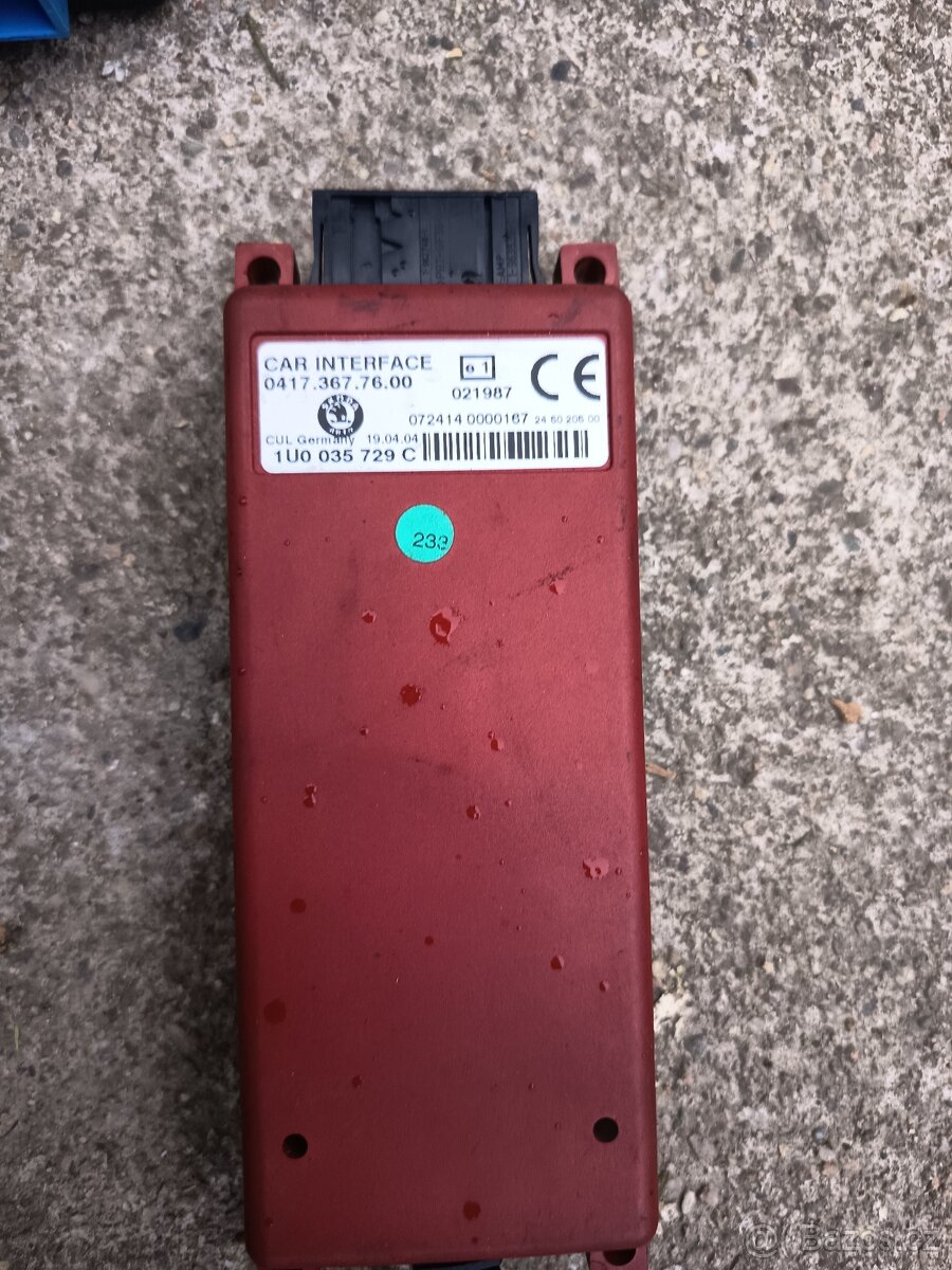 Řídící jednotky - moduly Superb 1 - 10