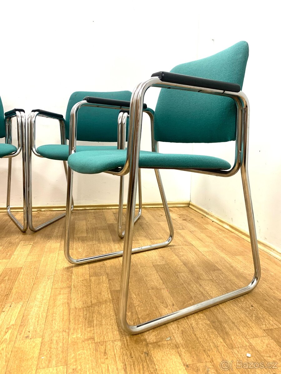 Retro židle s područkami 70. léta - 10