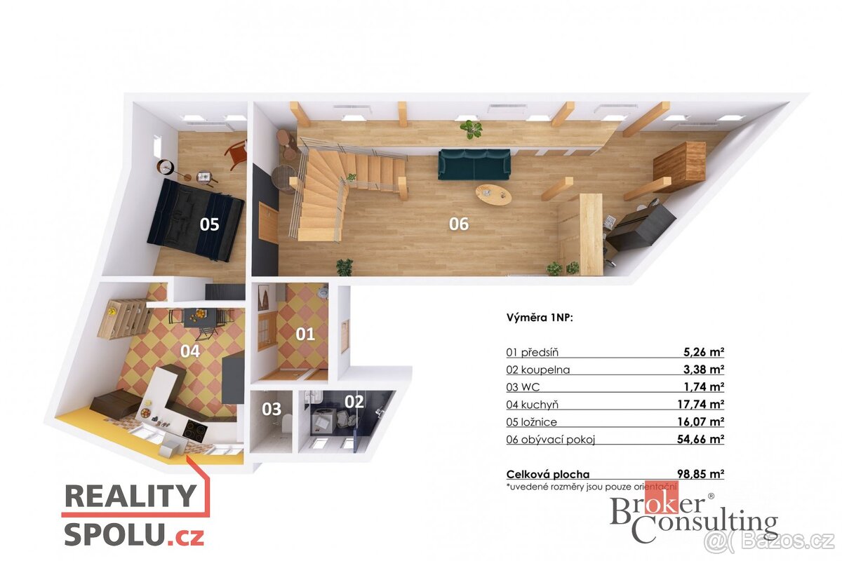 Prodej, byty/4+1, 156 m2, Podhorská 1321/24, 46601 Jablonec - 10