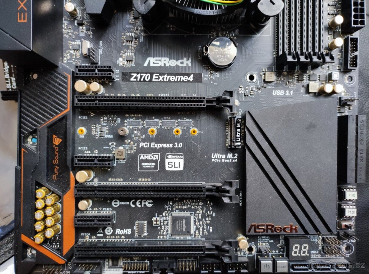 ASRock Z170 Extreme 4 + SLI Bridge + Core i5 - 10