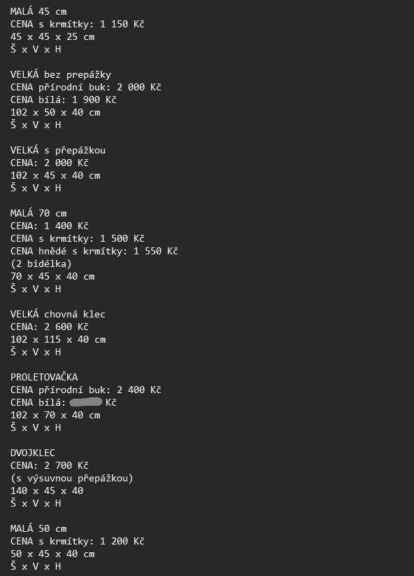 Levné bednové klece z bílého lamina - 10