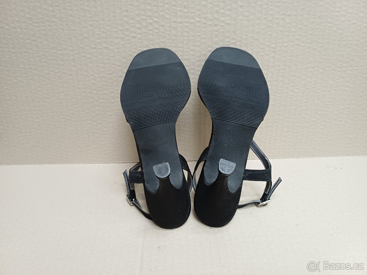 Černé sandálky vel.37 - 10