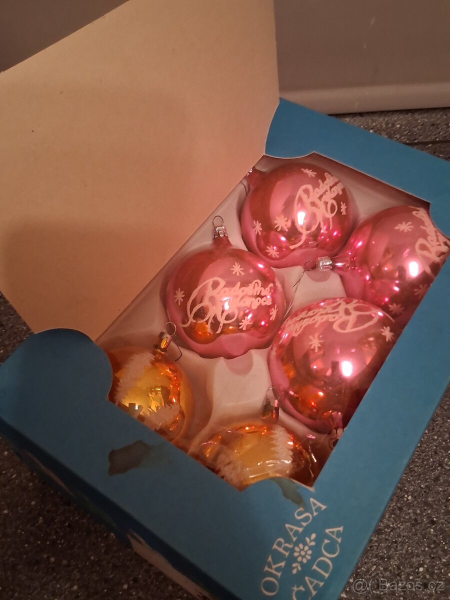 Retro vánoční ozdoby 22ks - 10