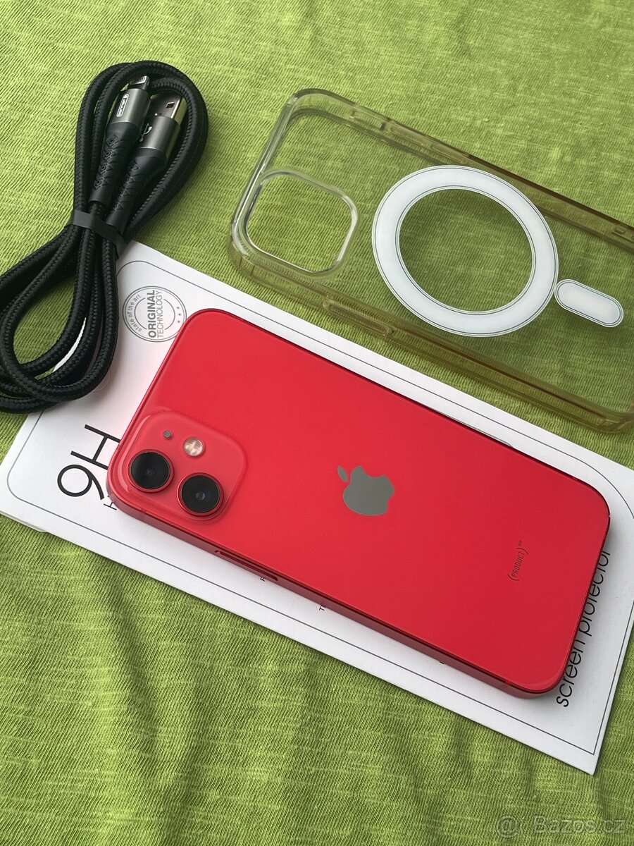 🍏 Apple Iphone 12 Mini 128GB RED 🍎 100% baterie 🔋 - 10