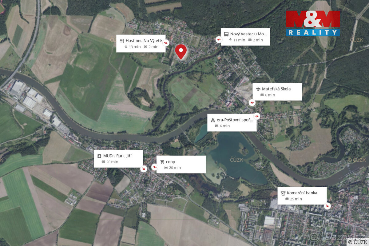 Prodej pozemku k bydlení, 847 m², Nový Vestec - 10