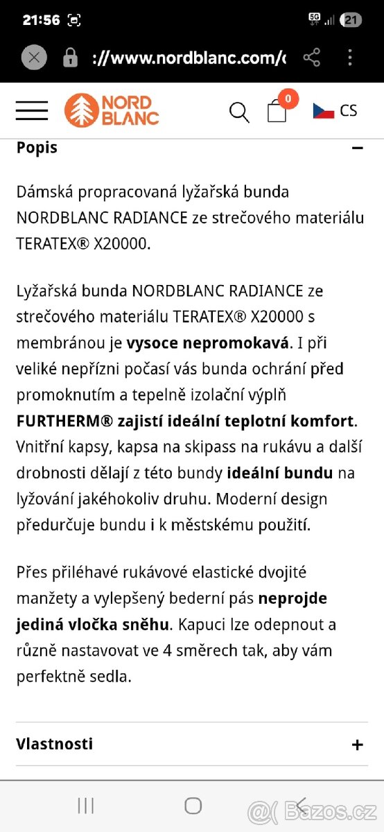 Prodám dámskou zimní lyžařskou bundu - 10