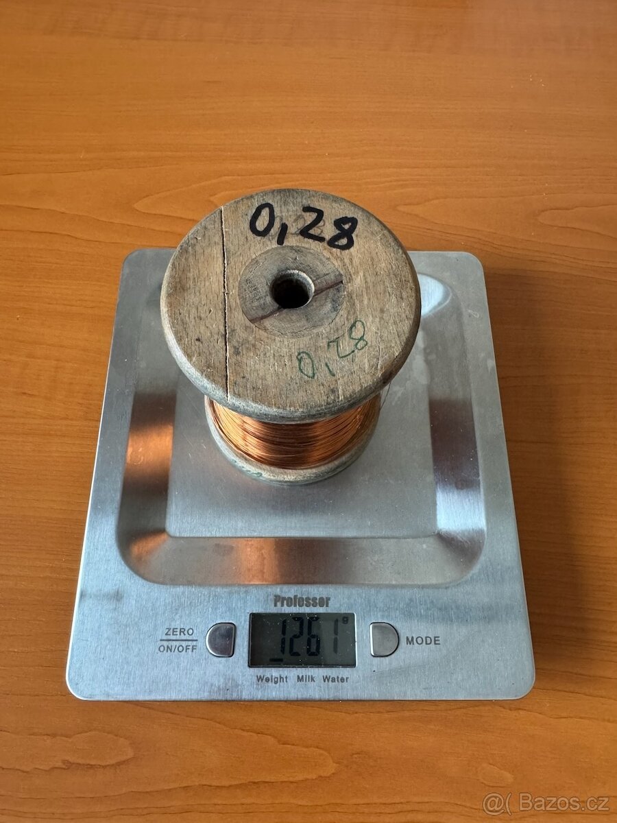 Cívky - Měděný drát - různé průměry (0,12 až 1,12 mm) - 10