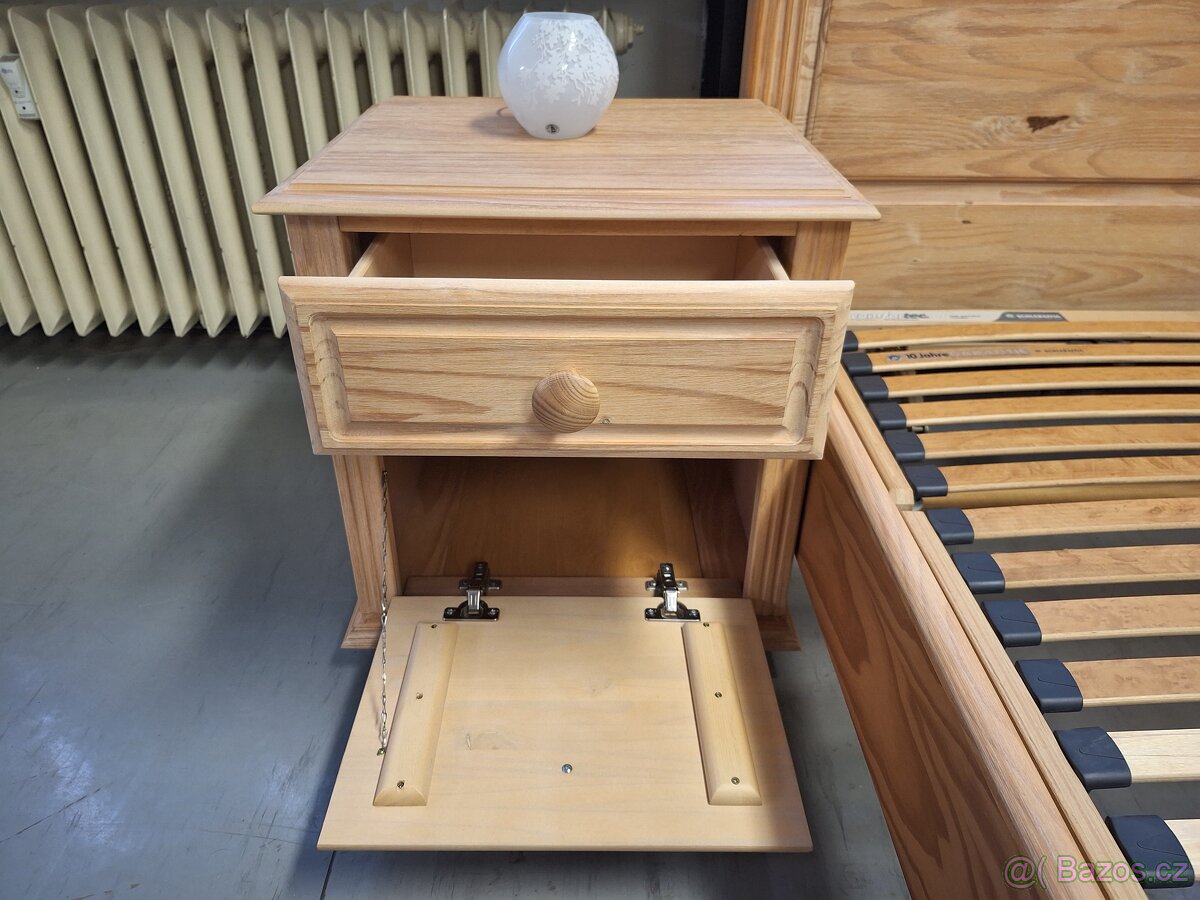 KVALITNÍ LOŽNICE PINIE TOP STAV JAK NOVÁ - 10