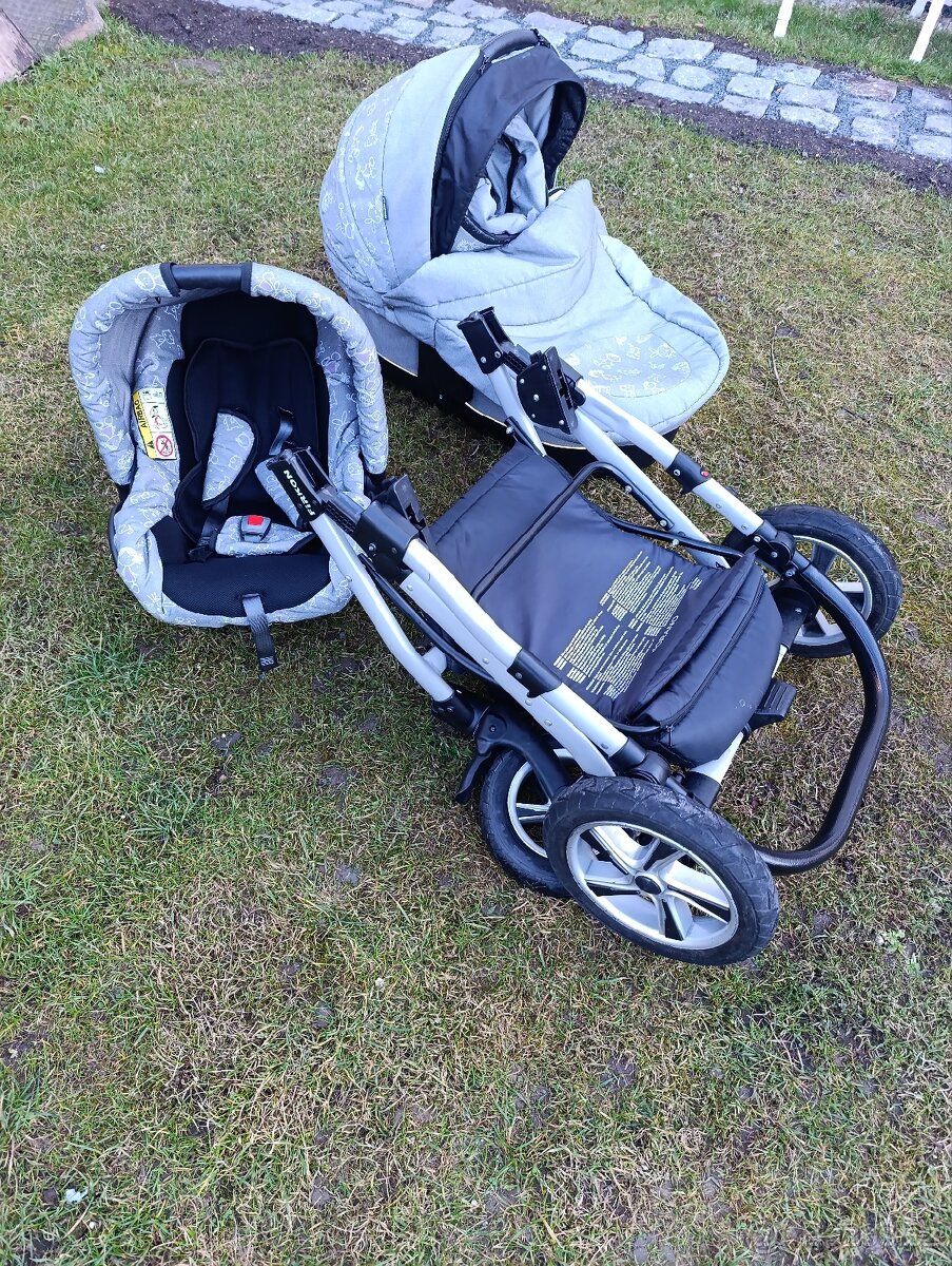 Prodám kočárek 3v1 v dobrém stavu. - 10