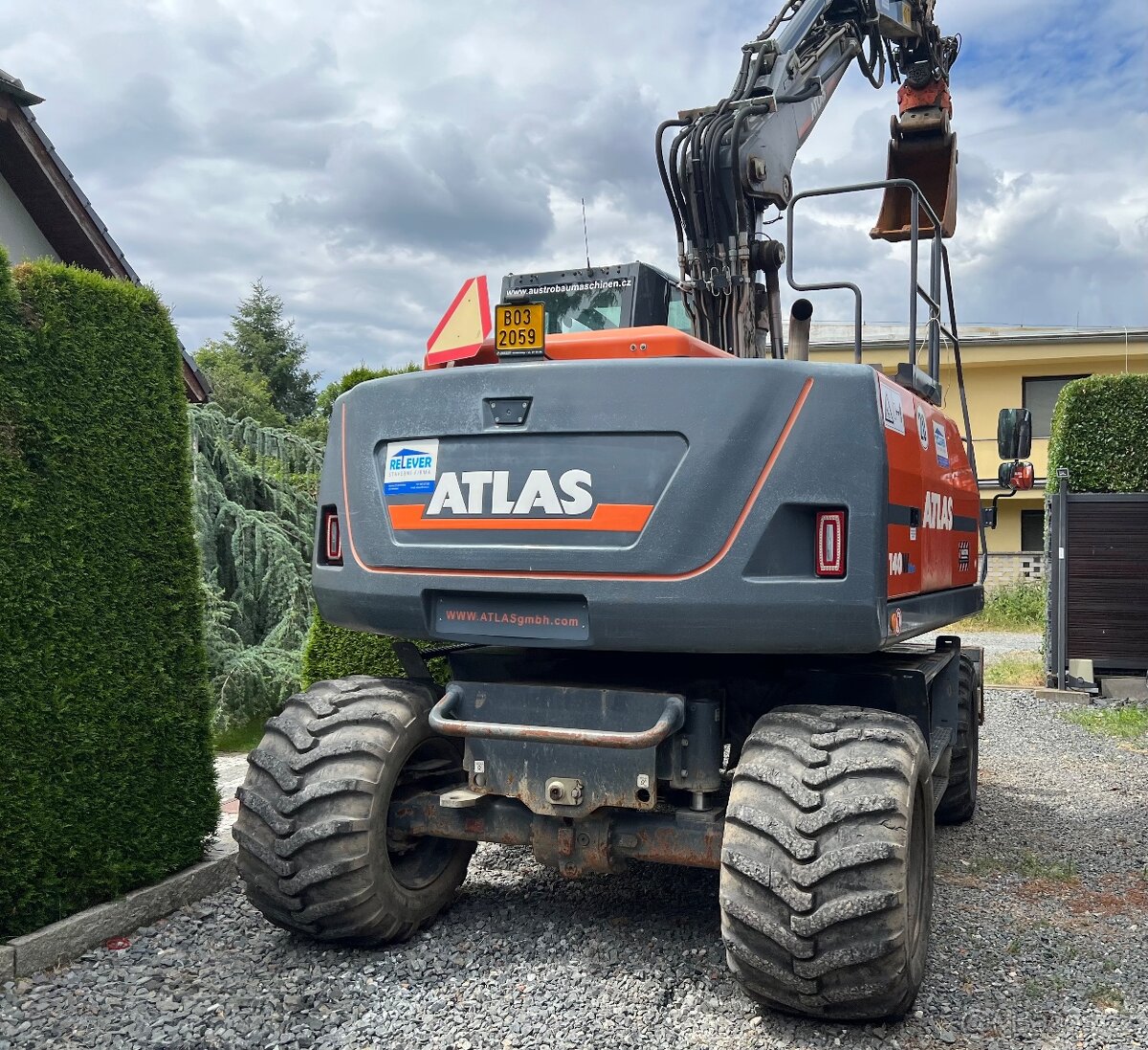 Kolový bagr ATLAS 140W s TP, r.v. 2021, nox rotátor, 16 tun - 10