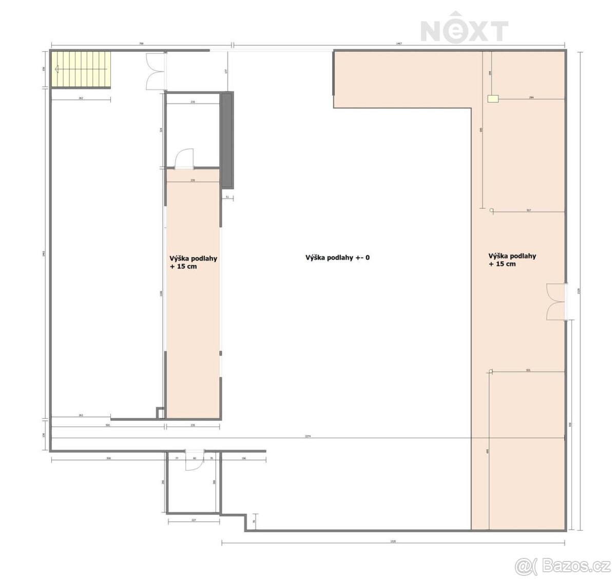 Pronájem komerční Obchodní prostory, 600㎡ - 10